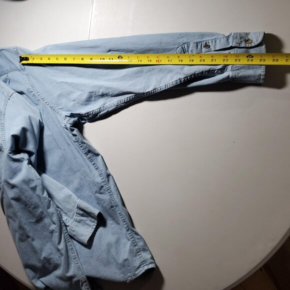 Wrangler Denim Mens Stretch Button Front Shirt Sz XL - Picture 16 of 16